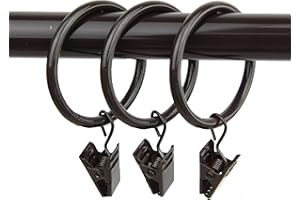 Rod Desyne 1927-07 1-3/8-Inch Id Ring with Clip (Set of 10)-Cocoa