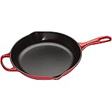 Le Creuset Enameled Cast Iron Signature Iron Handle Skillet, 10.25" (1-3/4 qt.), Cerise