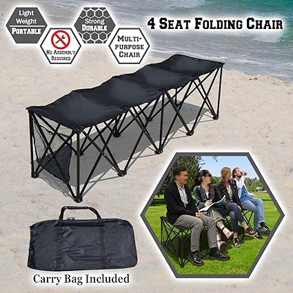 3 seater camping chair
