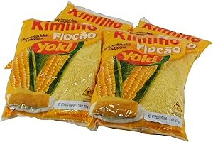 GOYA Yoki - Kimilho - Pre-Cooked Flocked Corn Meal (PACK OF 04) | Farinha de Milho Flocada - 500g