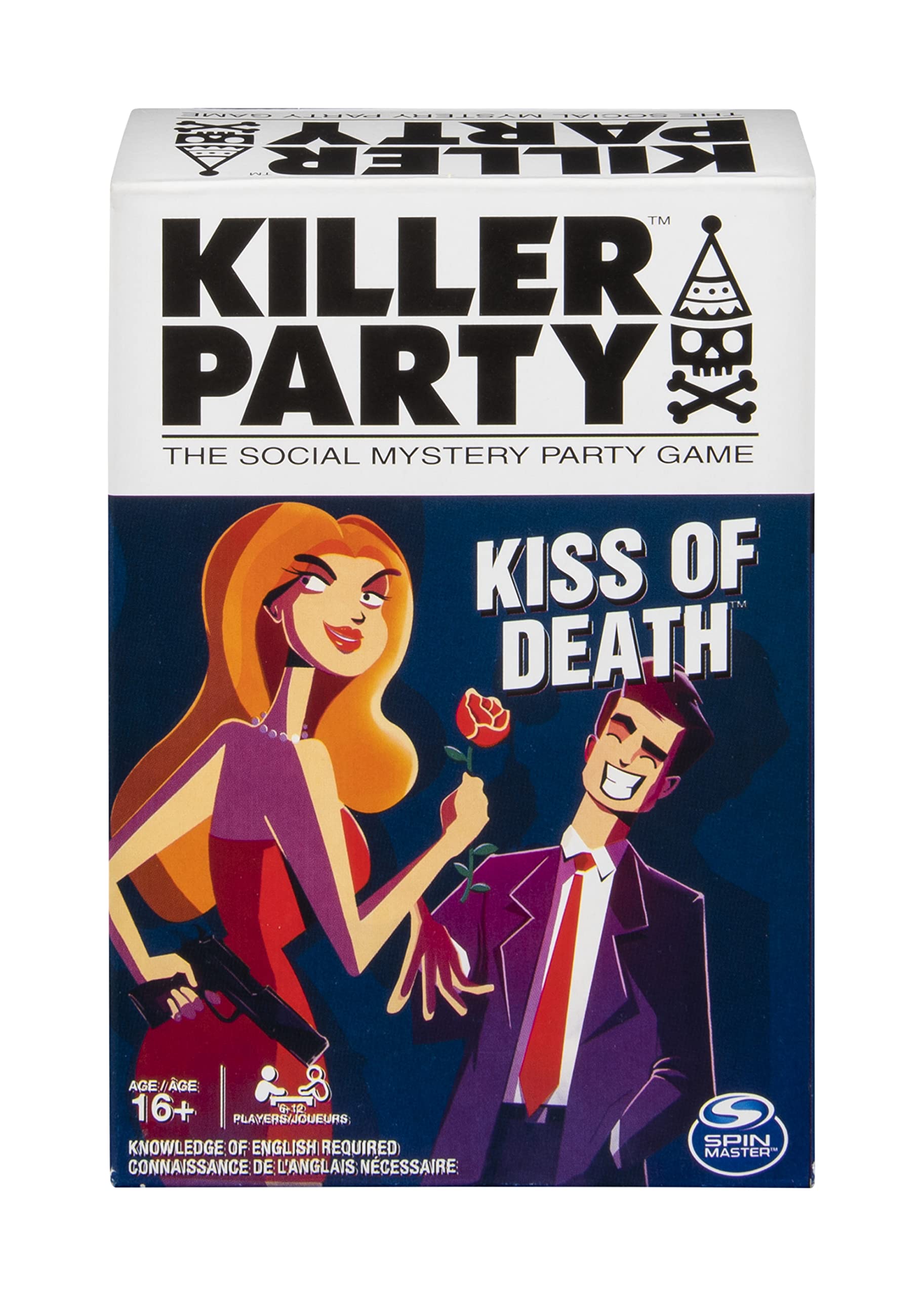 Killer Party - Kiss of Death, the Social Mystery Party Game for Ages 16 and Up