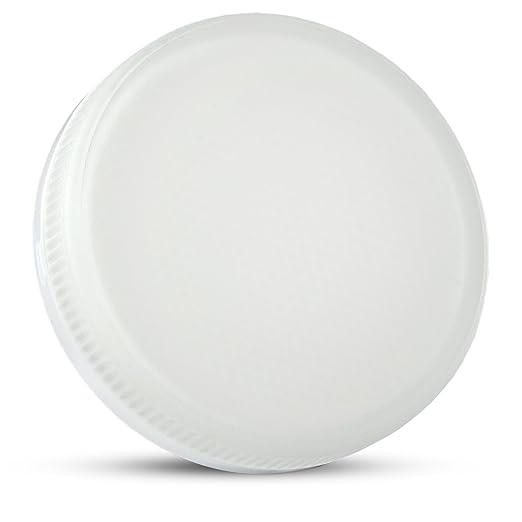 SSC-LUXon® LED GX53 Leuchtmittel dimmbar flach - 4,5W bei 300 Lumen ersetzt 40W - GX53 Lampe mit 3000K warmweiß