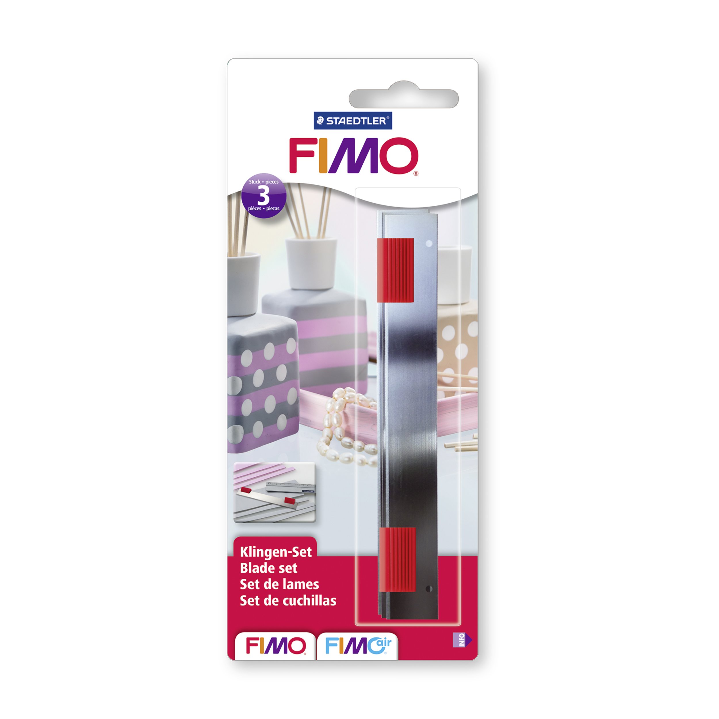 STAEDTLER FIMO Cutter Refill Set with 3 Plate Blades