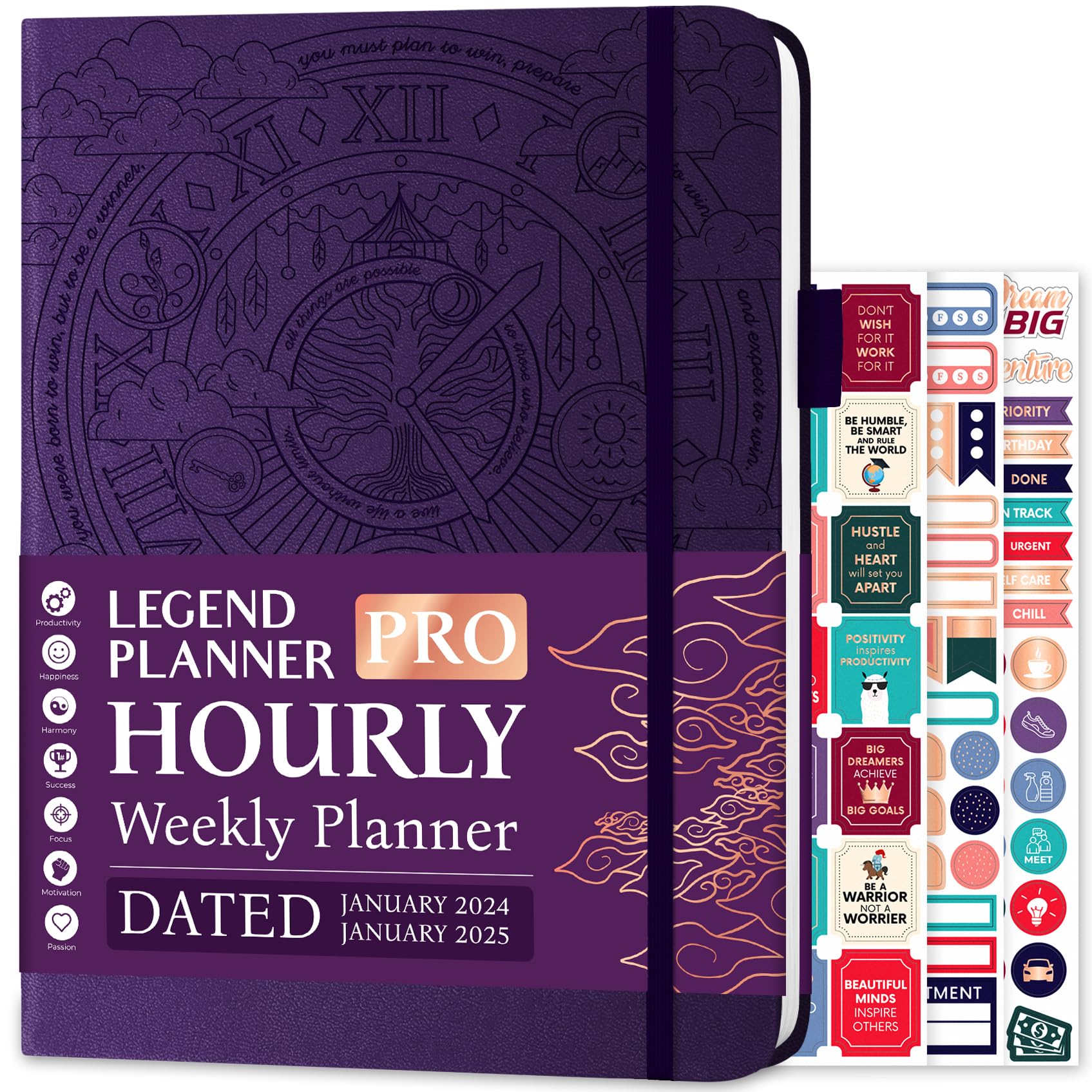 Legend Hourly Schedule Planner PRO Dated Jan