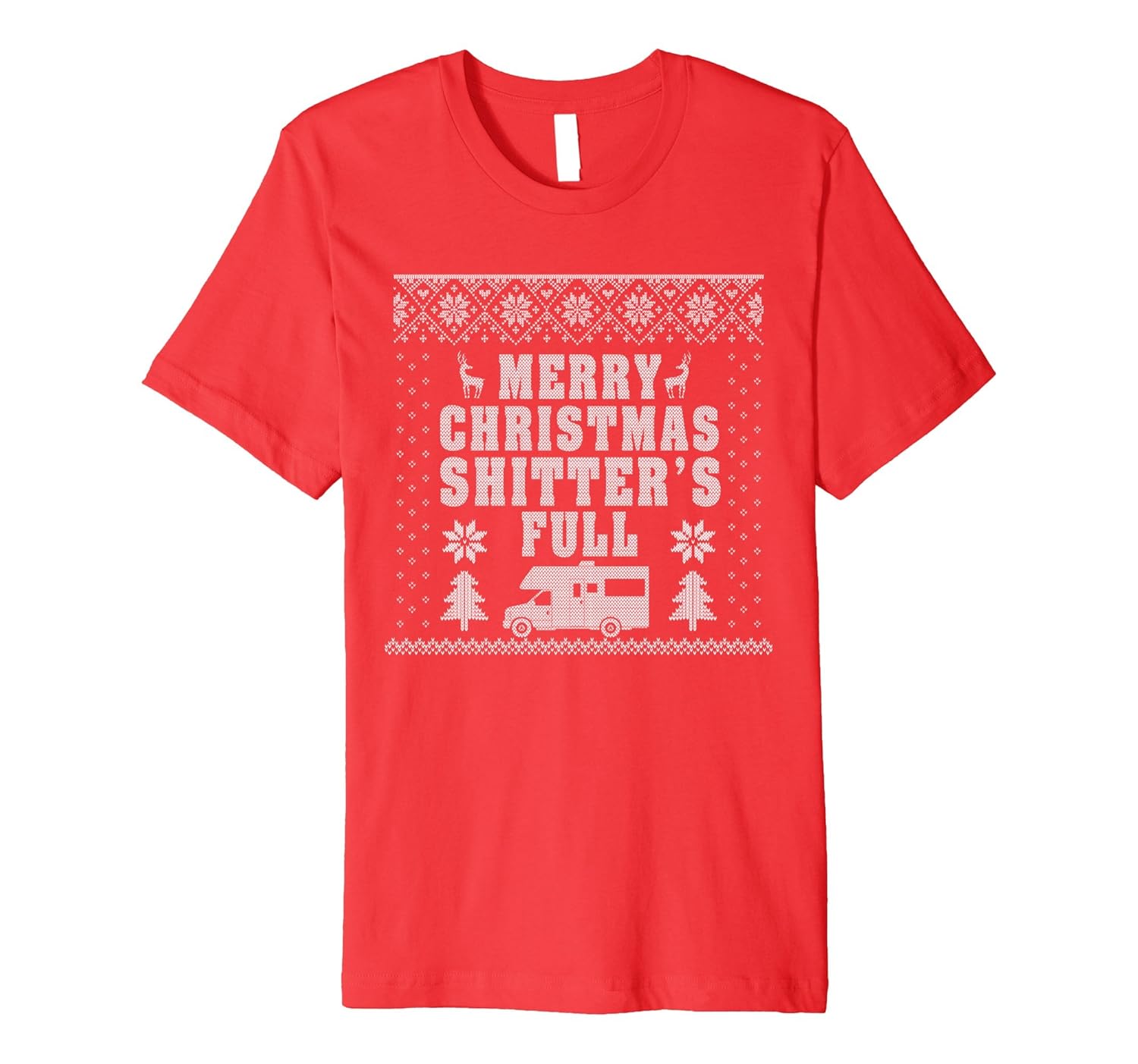 Merry Christmas Shitters Full Premium Xmas Holiday T-Shirt-ANZ