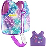 Toddler Swim Vest, Neoprene Trainer with Adjustable Straps and Crotch Strap | High-Density EPE Foam,Easy On and Off ,Secure Fastening Design,Builds Water Confidence,UV-Resistant Fabric,Boys &amp; Girls