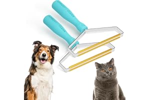 Uproot Cleaner Pro Pet Hair Removal Tool -2 Pack-Special Dog Hair Remover Multi Fabric Edge and Carpet Rake by Uproot Clean-Cat Fur Remover for Couch, Pet Towers, Rugs, Cat Mats and Trunks & Much More
