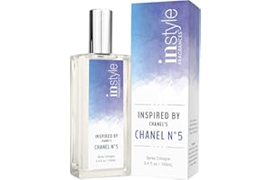 Instyle Fragrances, Inspired by Chanel's Chanel No. 5, Women’s Eau de Toilette, CLEAN, Vegan, Paraben-Free, Never Tested on Animals, 3.4 Fluid Ounces