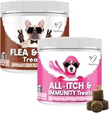NutriPaw All-Itch Treats for Dogs - Flea & Tick Chews - Soothe Itching view 1