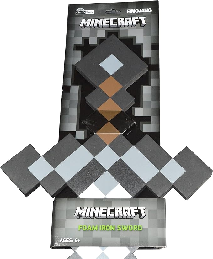 Amazon Com Official Minecraft Foam Sword In Official Thinkgeek Packaging Toys Games Amazon Com Official Minecraft Foam Sword In Official Thinkgeek Packaging Toys Games