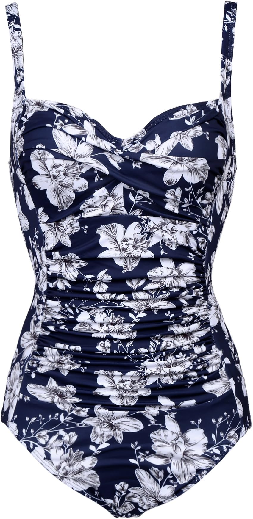 luxilooks One Piece Swimsuit Women Tummy Control Monokini Swimwear Sexy V-Neck Bathing Suits S-XXL