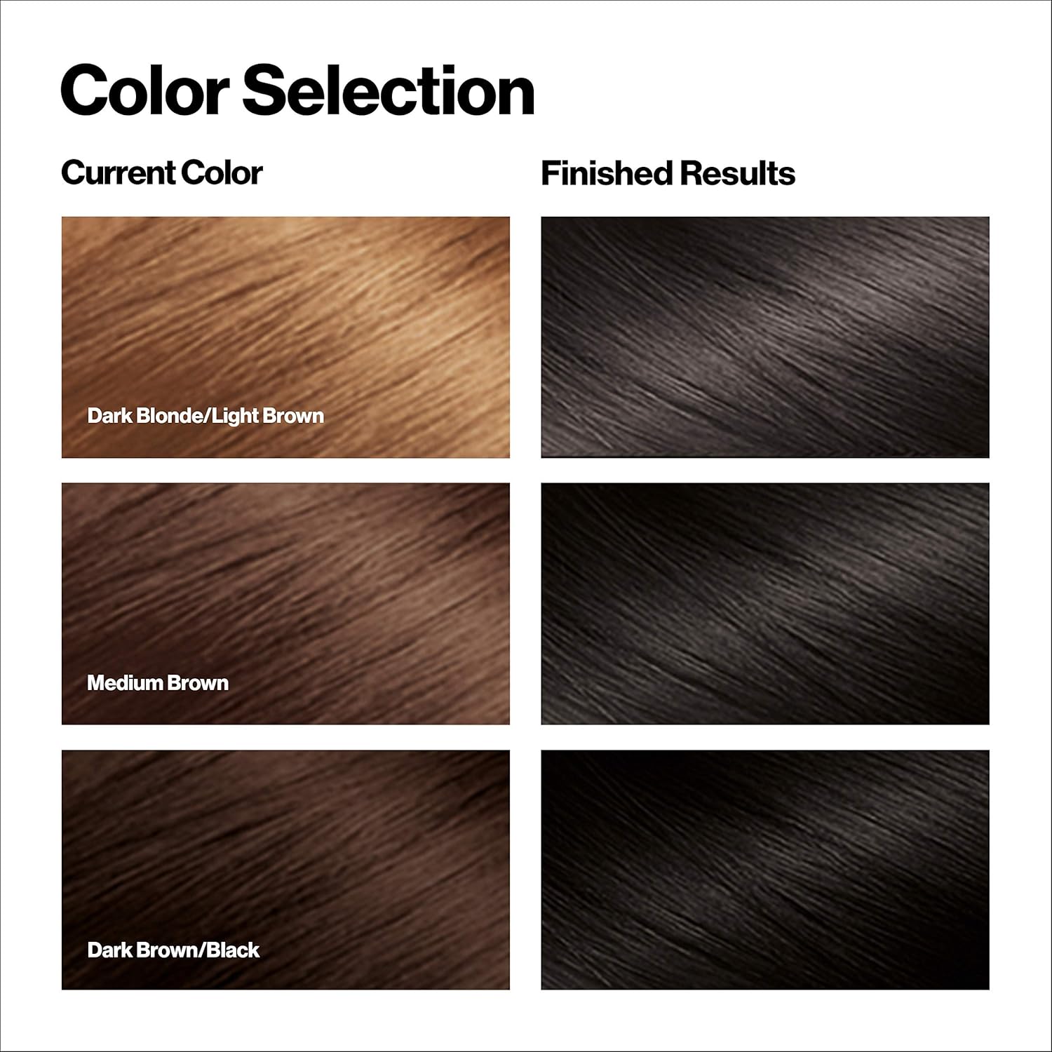 Revlon Total Color Hair Color, Clean and Vegan, 100% Gray Coverage Hair Dye, 3 count, 10 Black, 10.2 Ounce : Beauty