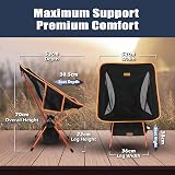 TREKOLOGY YIZI GO Camping Chair Adult Compact Lightweight 0.9 kg Black view 3