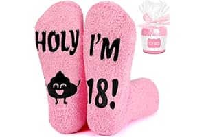 18th Birthday Gift for Teen Girls - Trendy Socks Set for 18 Year Olds, Fun Birthday Presents for Daughters & Besties