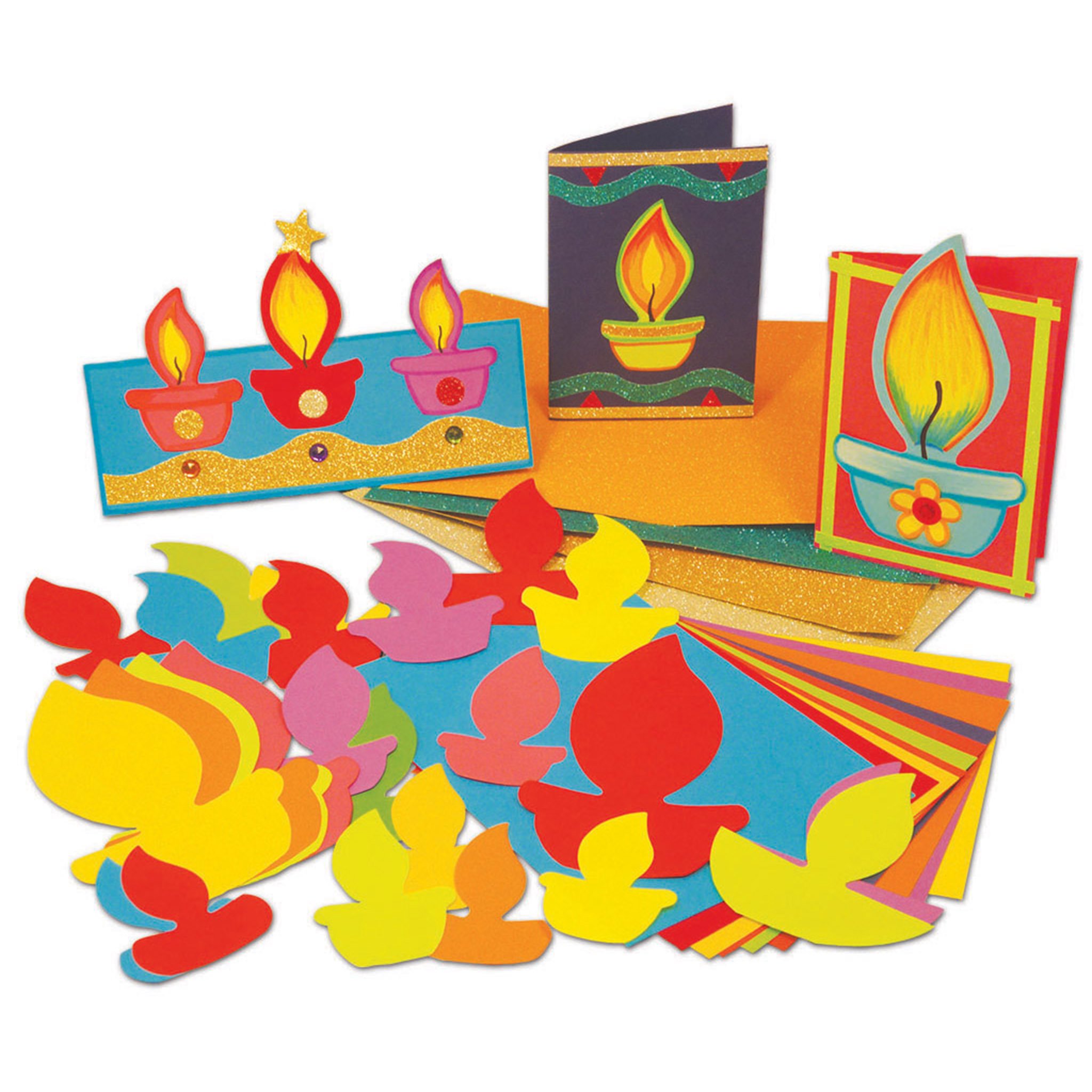Springboard 10331 Make a Diwali Card Craft Activity (Pack of 30)