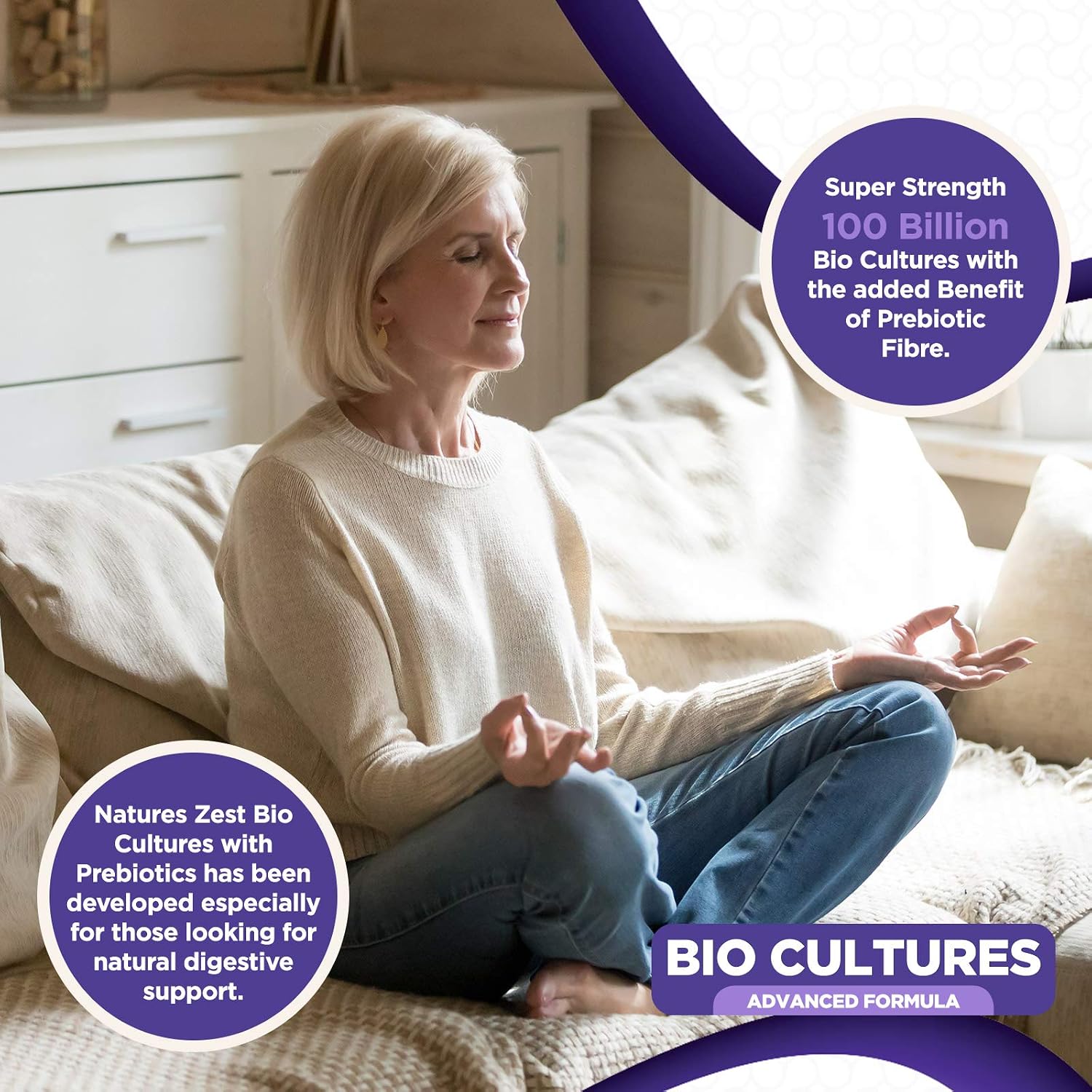 Bio Cultures Complex Probiotics & Prebiotics 100 Billion CFU, 6 Month Supply - Image 5