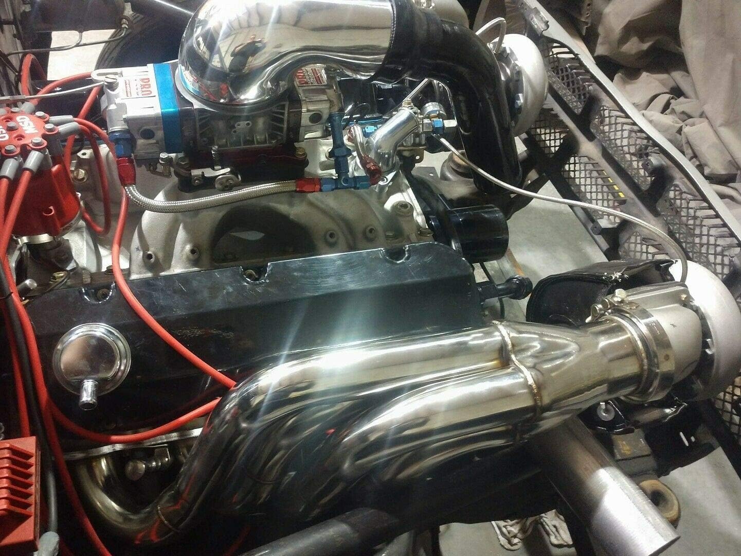 Amazon Com Bbc Big Block Chevy V Band 3 5 Ss Turbo Headers Pair