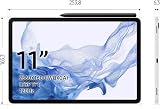 Samsung Galaxy Tab S8 11" 128GB 5G Android Tablet Silver UK Renewed S Pen view 2