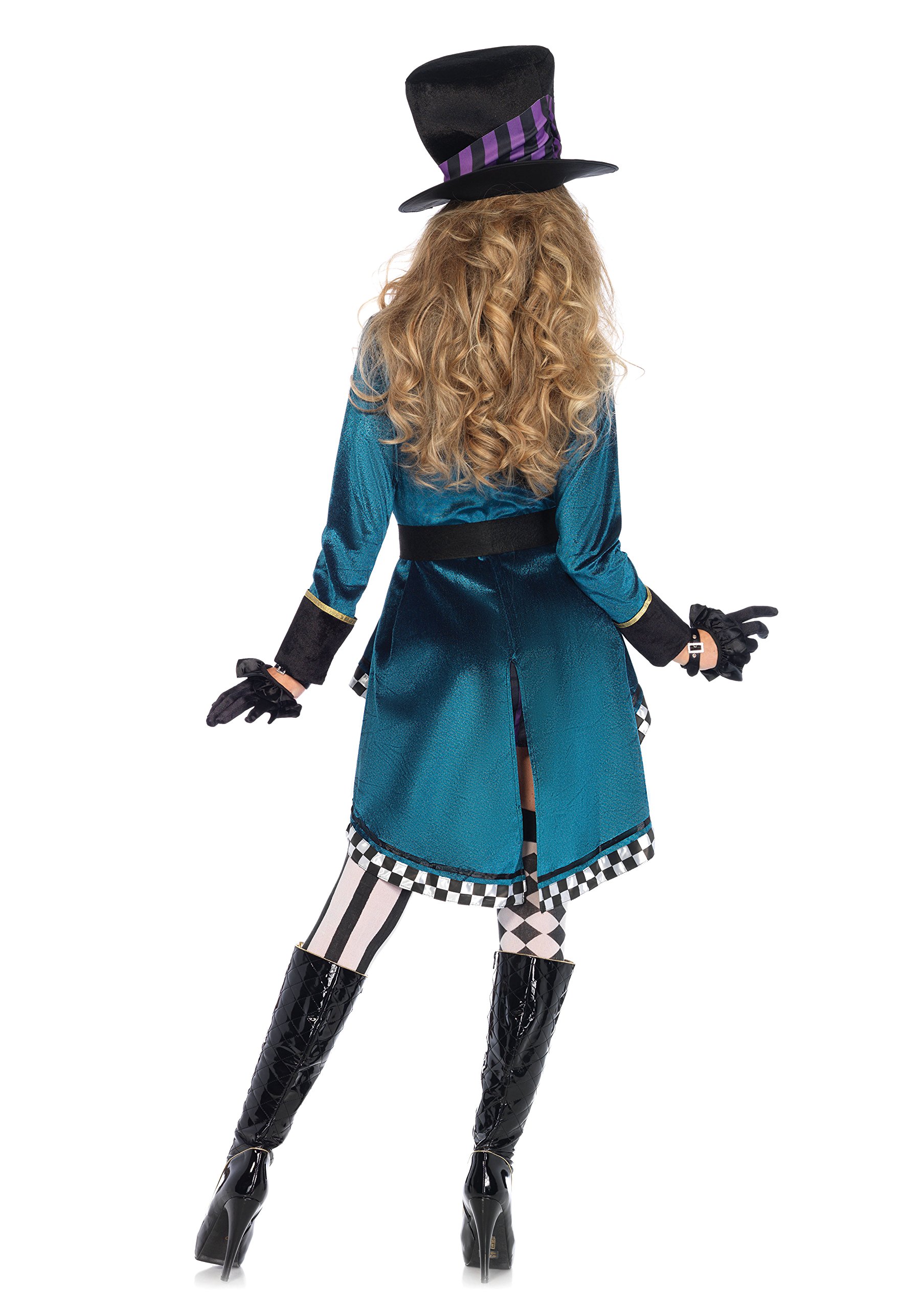 Leg Avenue Women's 5 PC Delightful Mad Hatter Costume Women