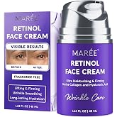 MAREE Face Moisturizer &ndash; Firming &amp; Lifting Face Cream for Women with Collagen, Retinol &amp; Hyaluronic Acid &ndash; Day &amp; Night Anti-Aging Facial Wrinkle DD Cream Moisturizer for Dry Skin &ndash; 1.65 Fl Oz