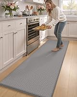 COLOR&GEOMETRY Color G Kitchen Mat 60x220 cm Anti Fatigue Non slip Grey view 8