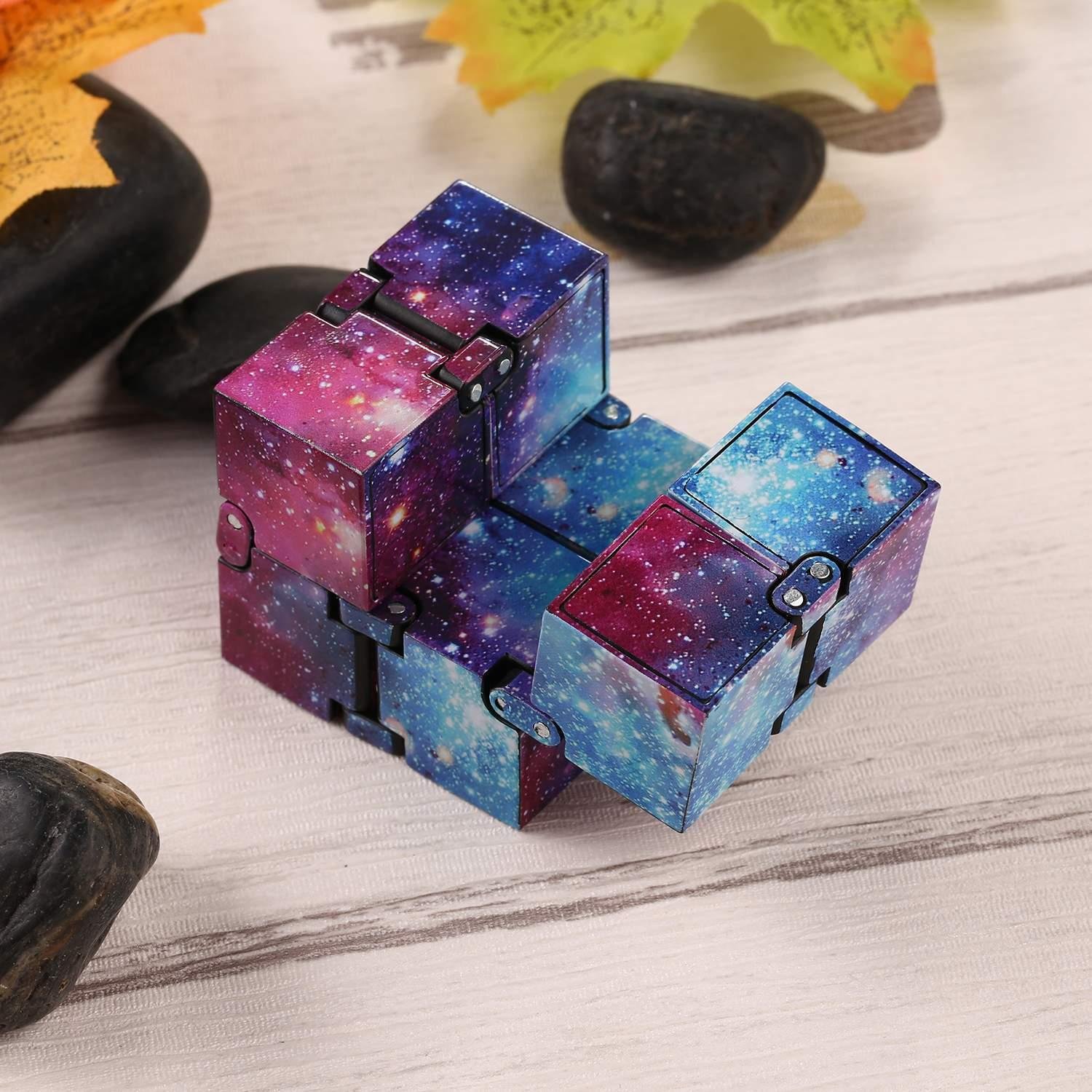hotstype Fashion Colorful Infinity Cube for Stress Relief Anti Anxiety Stress Funny Toy Learning & Education