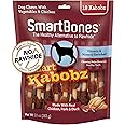 SmartBones Smart Kabobz, Treat Your Dog to a Rawhide-Free Chew Made With Real Chicken, Pork and Duck 18 Count (Pack of 1)