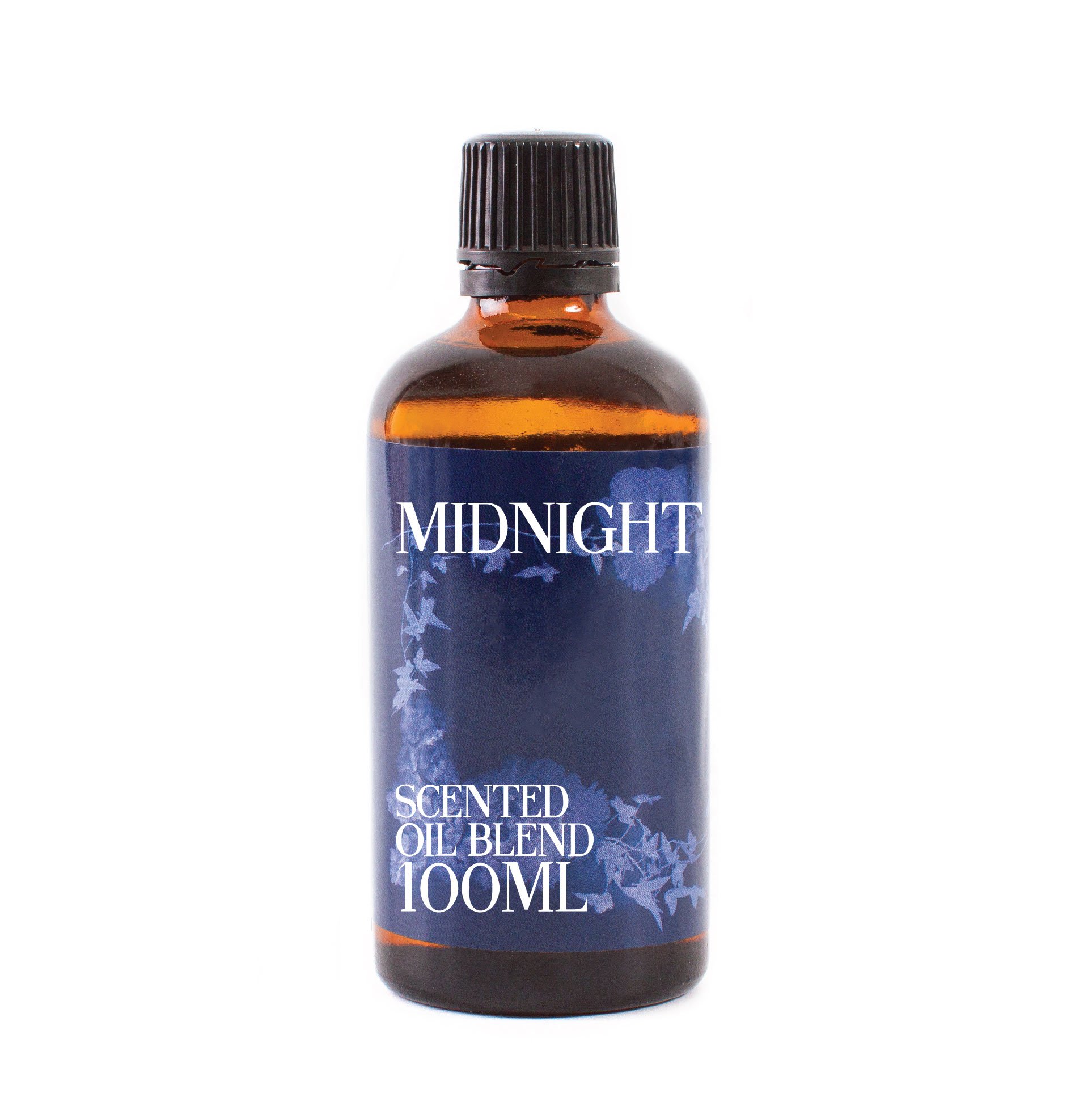 Mystix London | Midnight Scented Oil Blend | 100ml | Intoxicating Lavender, Cedarwood & Patchouli | Aromatherapy & Massage Oil