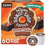 The Original Donut Shop Brown Butter Brownie, Keurig Single-Serve K-Cup Pods, Flavored Coffee, 60 Count (6 Packs of 10)