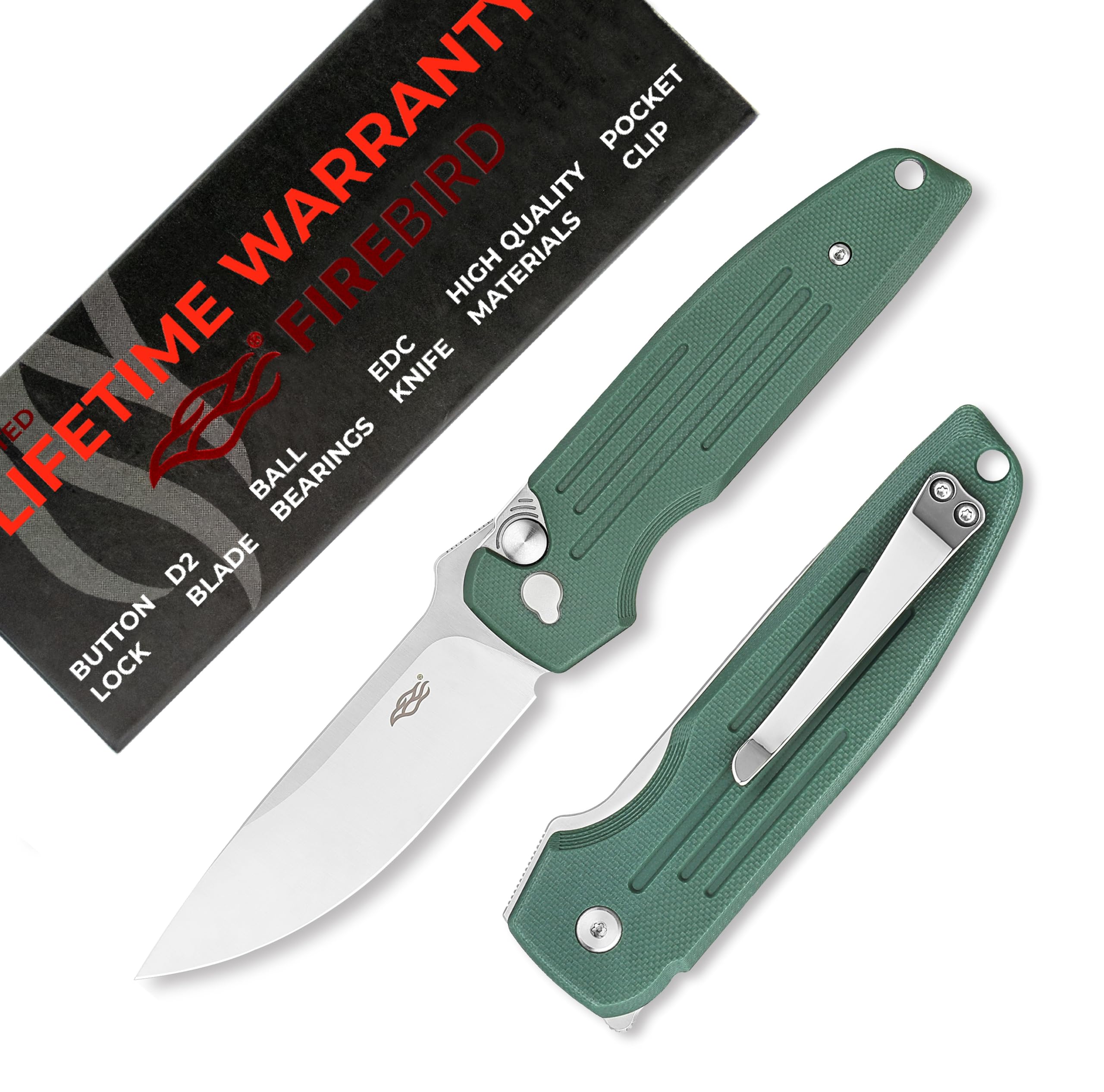 Firebird GANZO FH926-GB Pocket Folding Knife Button