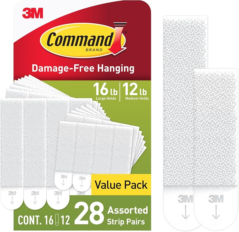 Command Picture Hanging Strips Medium Large Damage Free Wall Decor 56 Strips