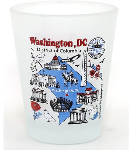 Washington DC Drip Line - Bicchierino da liquore in ceramica