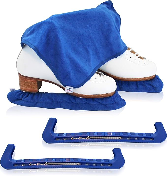CRS Cross Skate Guards, Soakers & Towel Gift Set Ice Skating Guards