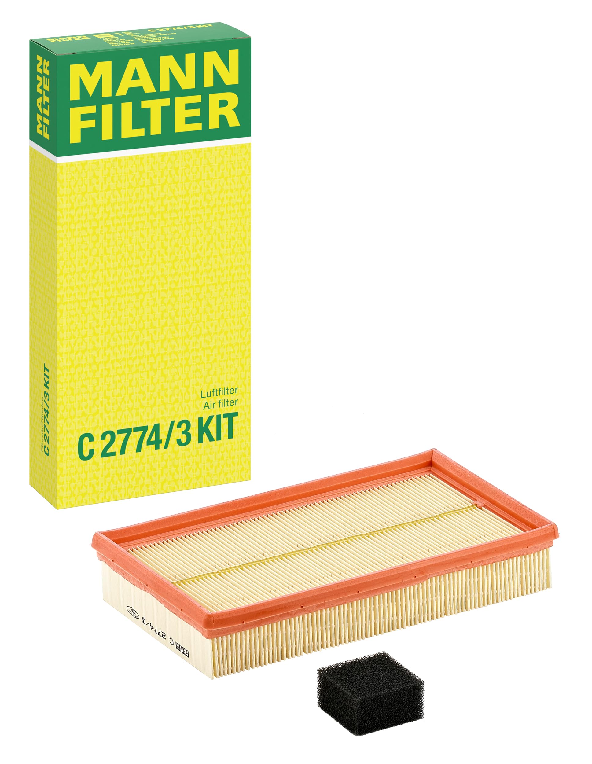 MANN-FILTER C 2774/3 KIT Air Filter - for Cars + Transporters