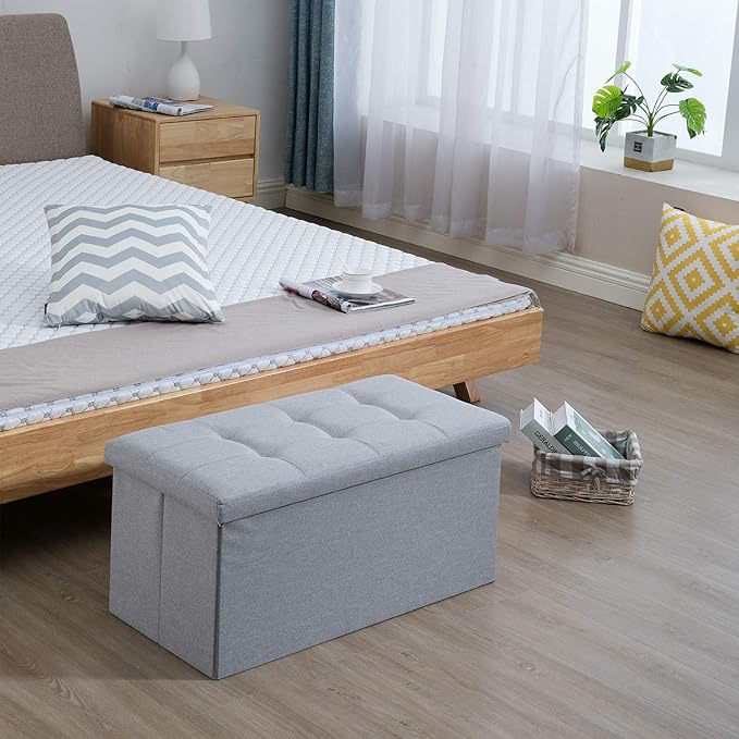 Samincom 30"L x 15" W x 14.17"H Classics Banco de Almacenamiento