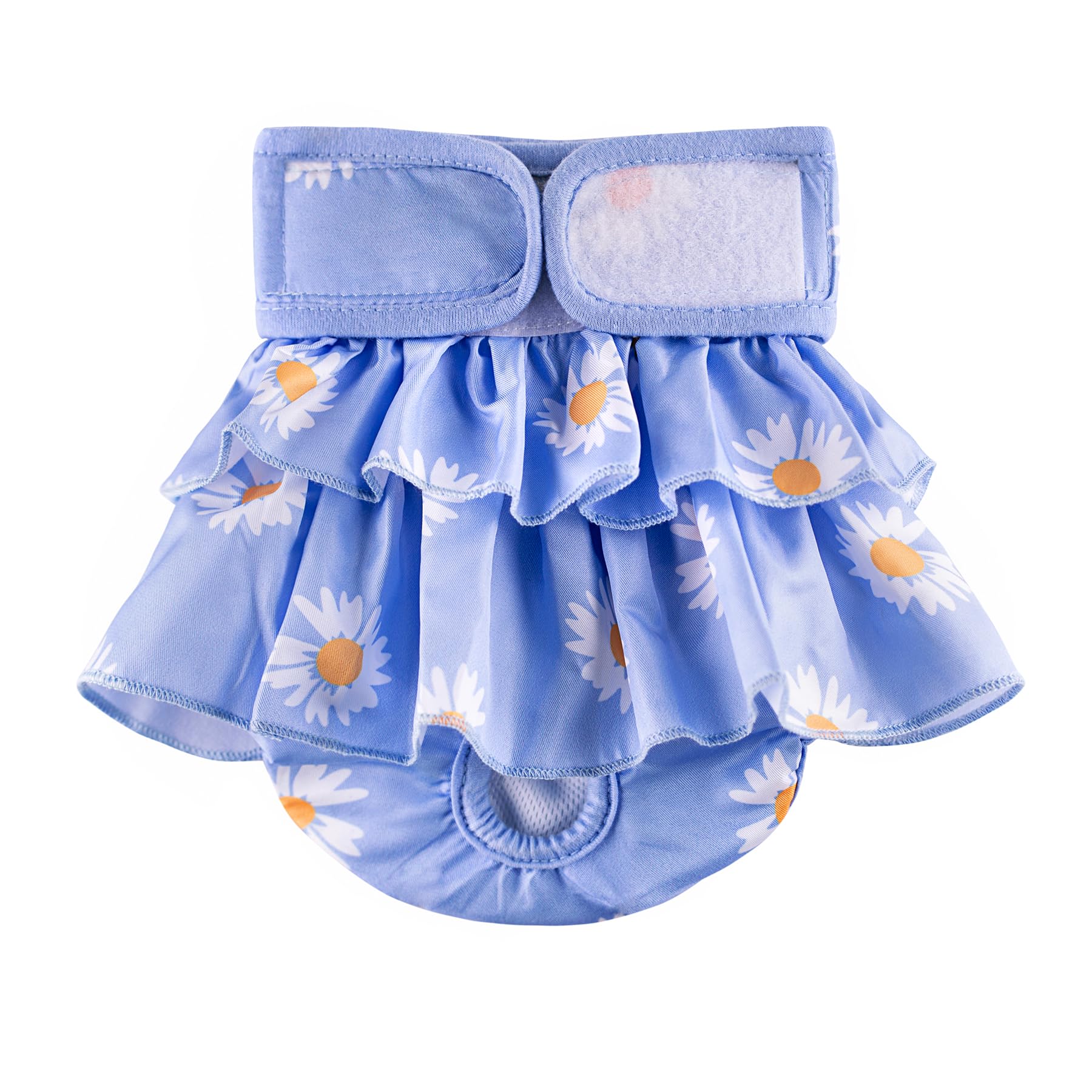 BePetMia Washable Diapers, Dog Diapers, Reusable Eco Friendly Sanitary Napkins Panties, Hygienic Underpants for Dogs in High Temperature (S: 30-45