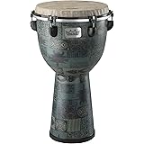 Remo DJ-6112-32 Apex Djembe Drum - Green Kinte, 12"