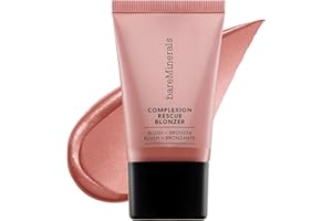 bareMinerals Complexion Rescue Liquid Blonzer, Blush & Bronzer Hybrid, Bronzer Blush for a Sun-Kissed Glow, Buildable Face Bronzer & Blush for Cheeks, Gel-Cream, Vegan