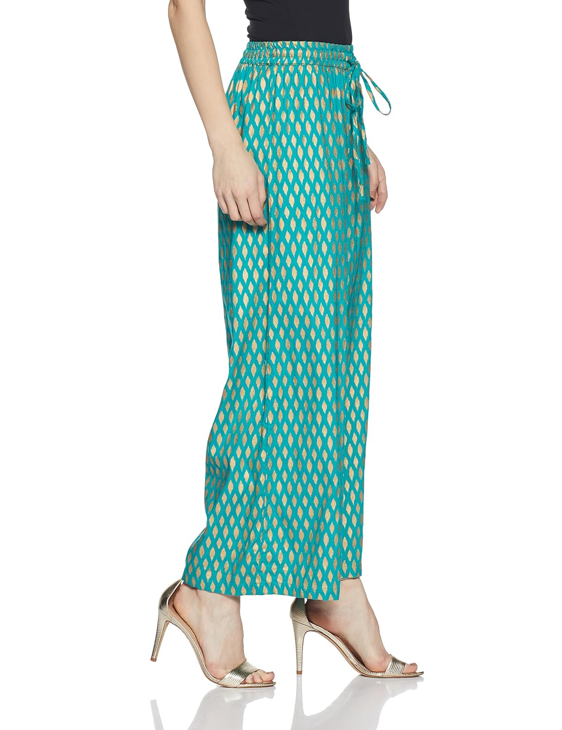 amazon brand- myx women's festive palazzo