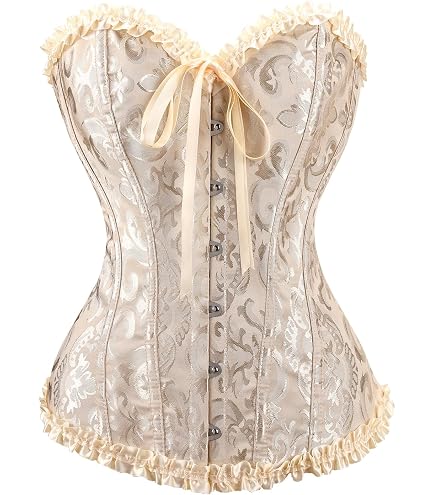 JoyPeak Corset Tops for Women,Lace Bustier Corset Lingerie top