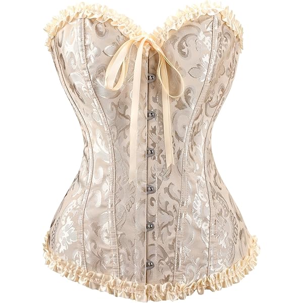 JoyPeak Corset Tops for Women,Lace Bustier Corset Lingerie top