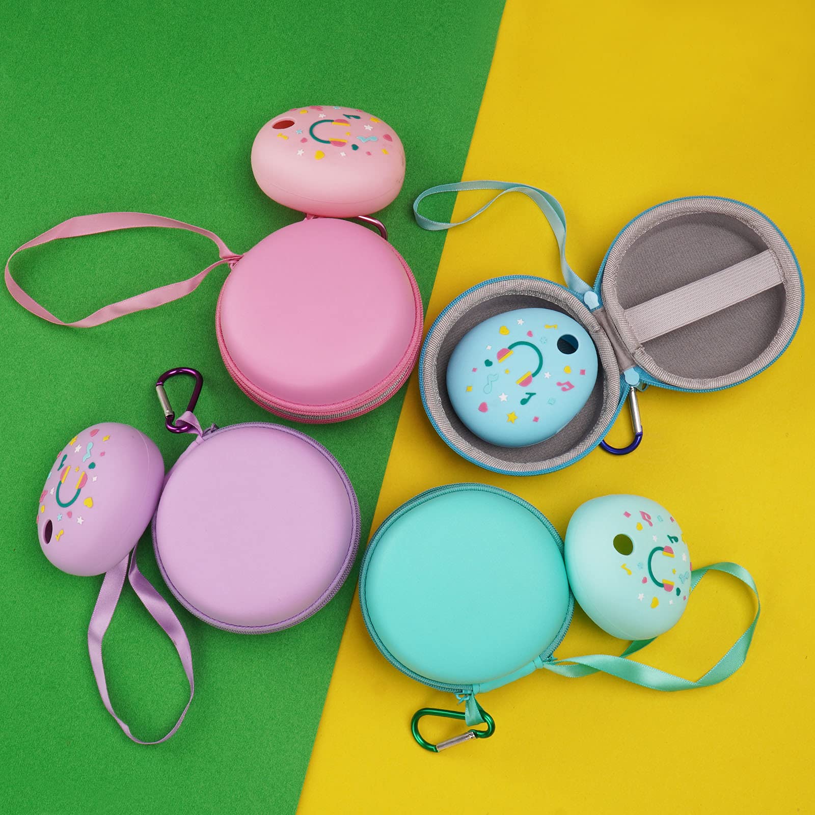 MGZNMTY Travel Carrying Case and Silicone Cover for Tamagotchi Pix Digital Pet Interactive Virtual Toy, Protective Storage Holder for Electronic Gadgets Toys for Kids (Pink)