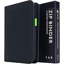 Vault X 9 Pocket Zip Trading Card Binder 360 Cards Exo-Tec (Blue