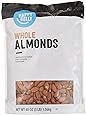 Amazon Brand - Happy Belly Whole Raw Almonds, 48 Ounce
