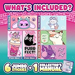 Sticki Rolls Jumbo Stickies – 6-Pack Capsule | 72