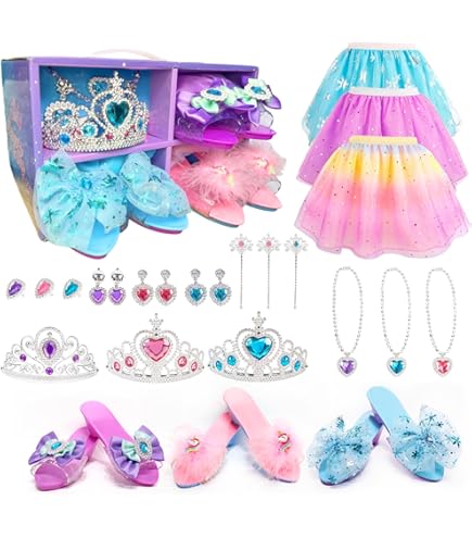 FGUUTYM Chaussures De Princesse Pour Fille 32 - Avec Talon