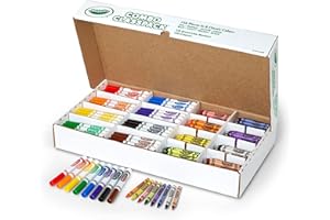 Crayola Crayons and Washable Markers Classpack, 256 Ct, Bulk School Supplies for Teachers, Elementary and Preschool