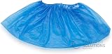 EASY CARE SOLUTIONS 100 Pcs Disposable Shoe Covers CPE 2.6g Blue Overshoes view 5