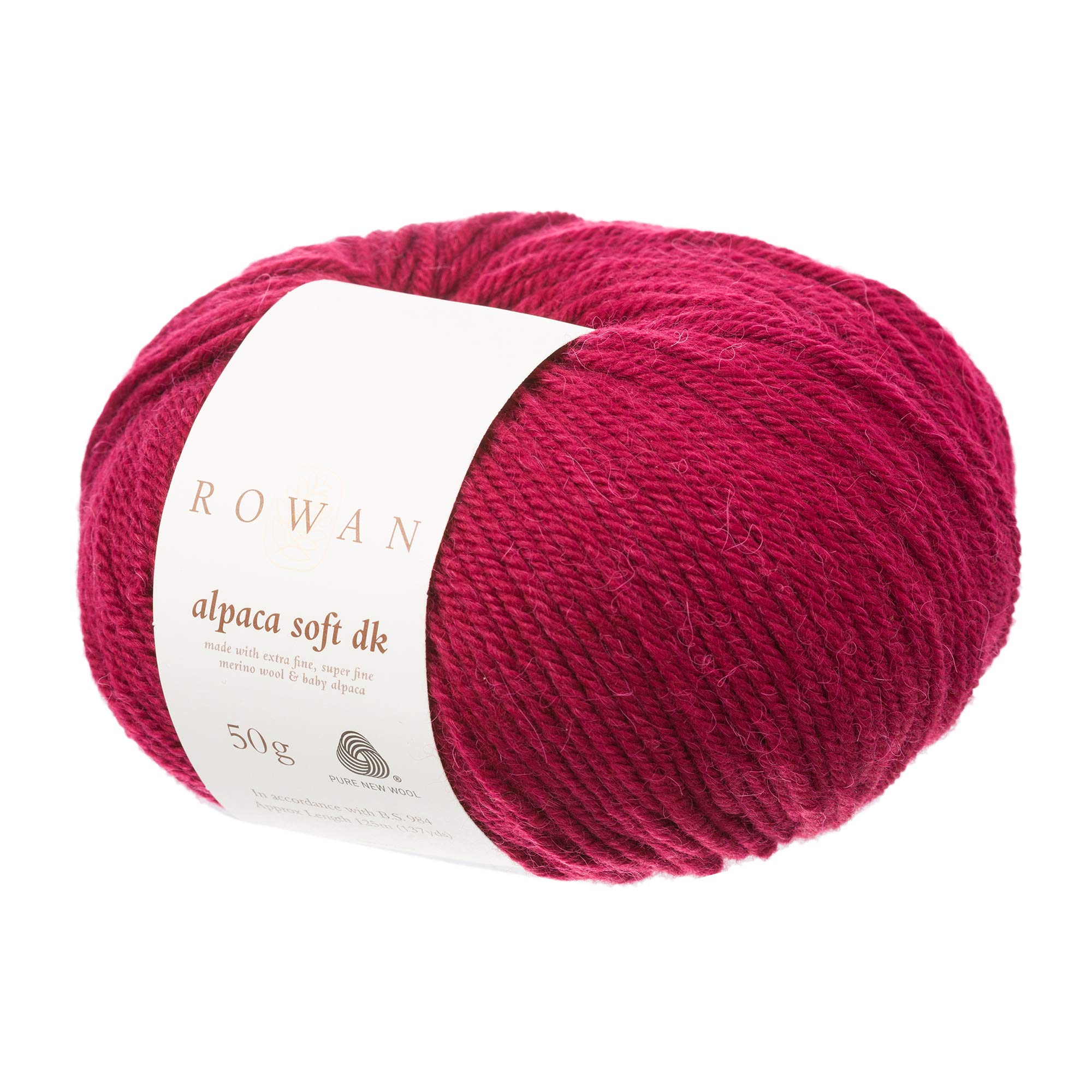 Rowan Alpaca Soft DK Deep Rose 70% Wool 30% Alpaca Yarn - 50g โ image 1
