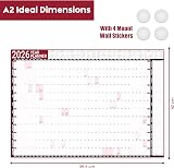 Giftinghouse 2026 Wall Planner A2 Laminated UK Full Year Calendar 42x59.4 cm view 2